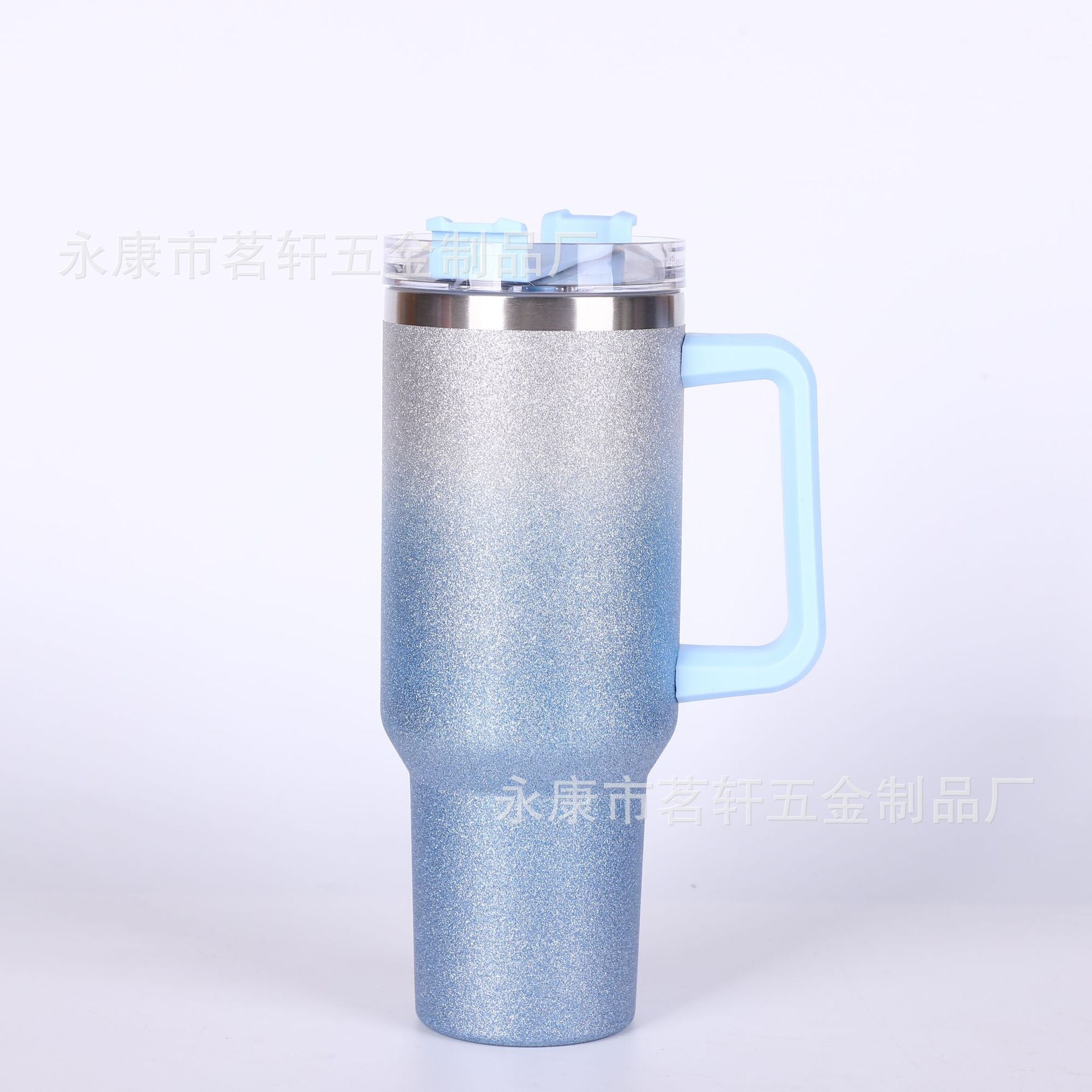 Wholesale Tumbler Diamond Painted Stainless Steel Double Layer 40oz Ice Mug with Handle